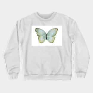 Abstract watercolor hand drawn butterfly. Crewneck Sweatshirt